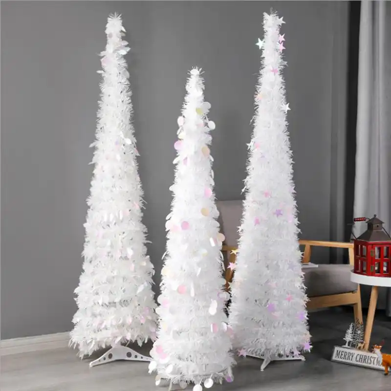 Newクリスマスツリーホームカラフルなフィルムトップスアカネクリスマスツリーモールホテルの装飾装飾品 ジョーク グッズ Aliexpress