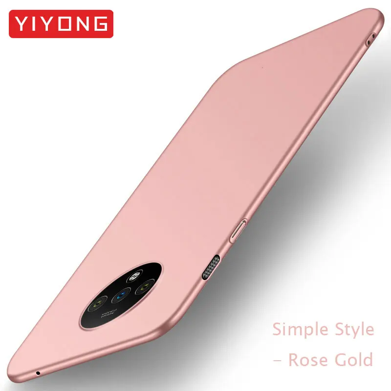 Чехол для OnePlus 7 T, защитный чехол YIYONG для OnePlus 7T Pro, чехол, матовая жесткая задняя крышка из поликарбоната, One Plus 7 T/7 T Pro - Цвет: Розовый