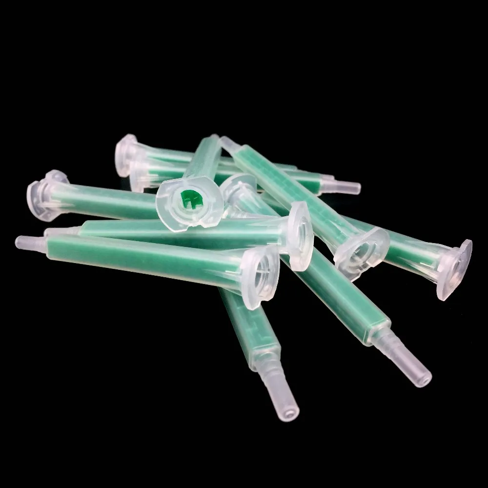 Description Picture 3 of item100pcs Epoxy Static Mixer F6-16 Mixing Tube Resin Glue Mixing Nozzle for 50ml 37ml AB Glue Gun Two Component Liquid Mixing 83mm