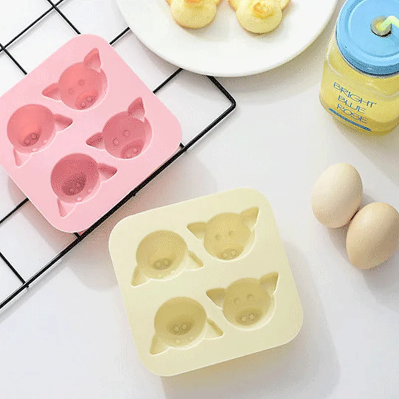 

Silicone Molds Cake Decorating Piggy Shape Fondant Molds Animals Mold For Baking Cake Sugar Pastry Chocolate Mold Cake Tools
