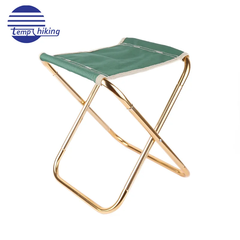

Multi-color Multi--Outdoor Folding Stool Aluminium Alloy Fishing Stool Large Size Medium Train Stool Portable Outdoor Stool