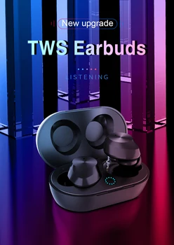 

popular TWS9 bluetooth version 5.0 noise canceling wireless bluetooth sports waterproof earphone