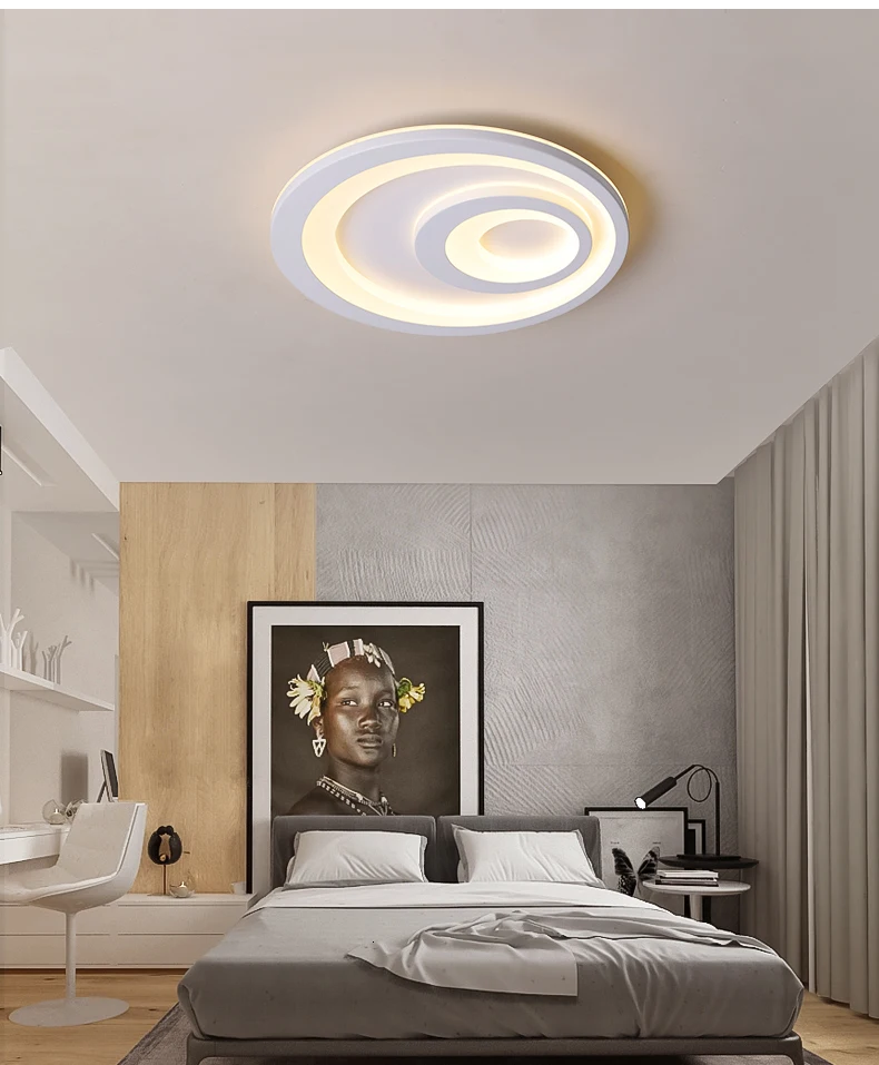 Dragonscence дистанционного затемнения современные светодиодные потолочные лампы для гостиной спальни высокое качество оргстекло светильник потолочный светильник