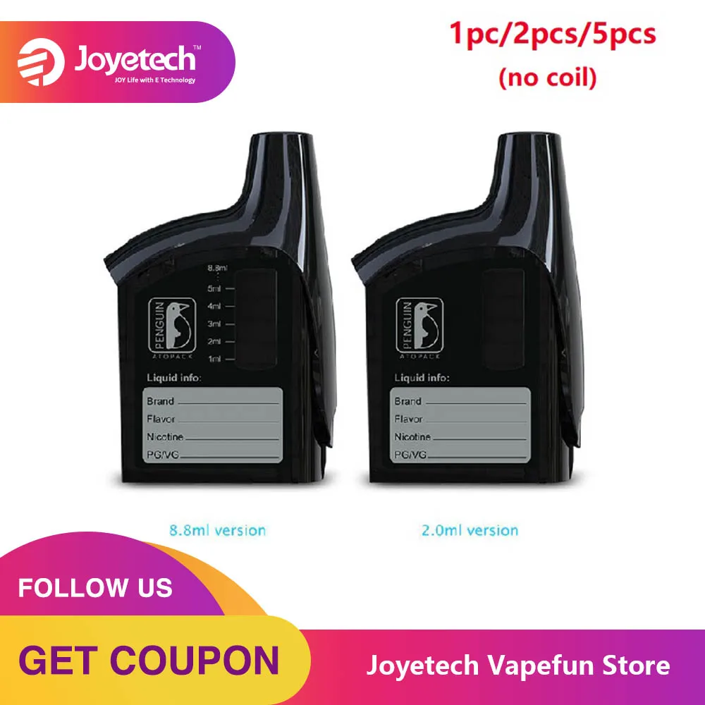 1 шт. 5 Оригинал Joyetech Atopack Пингвин картридж 8 мл емкость костюм для JVIC катушки/Joyetech