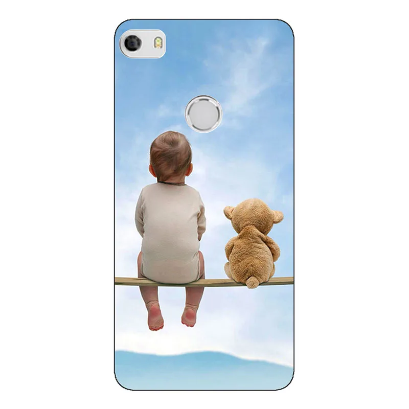 Силиконовый Печатный чехол для телефона для Alcatel Idol 5 6058D 6058 D 5,2 Чехлы мягкие из кожи TPU чехол для телефона на заднюю панель с полной 360 защитным корпусом дизайн - Цвет: Z45