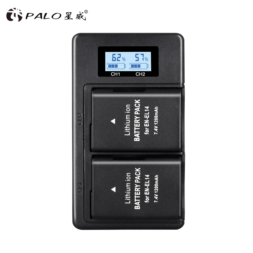 1 шт. EN-EL14 EN-EL14a ENEL14 EL14 1200 мА/ч, Батарея для Nikon D5600, P7700, P7100, D3400, D5500, D5300, D5200, D3200, D3300, D5100, D3100