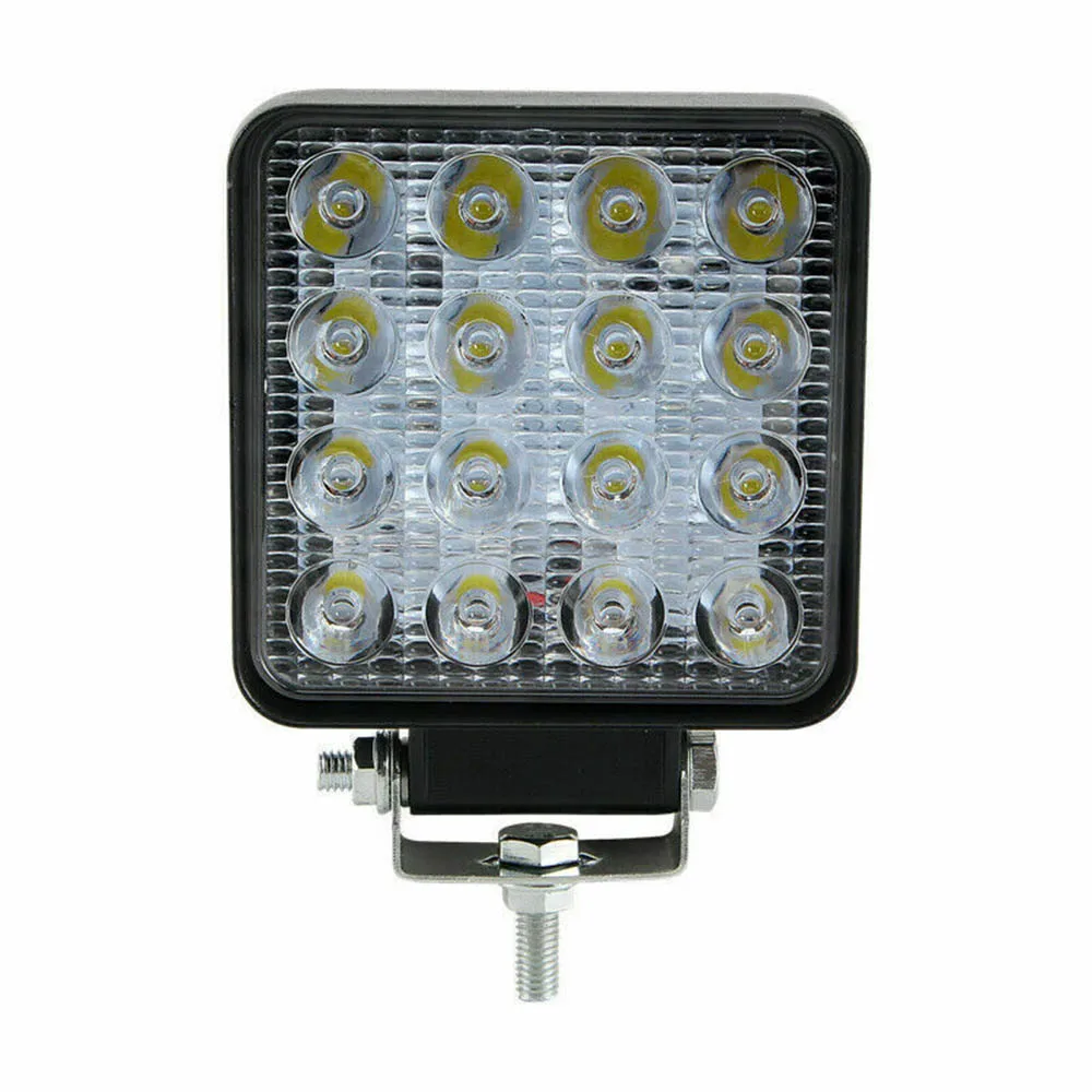 2 шт 6000K лампы 48W Автомобильный светодиодный рабочий светильник лампа Точечный светильник 12 V-24 V 3520LM аксессуар