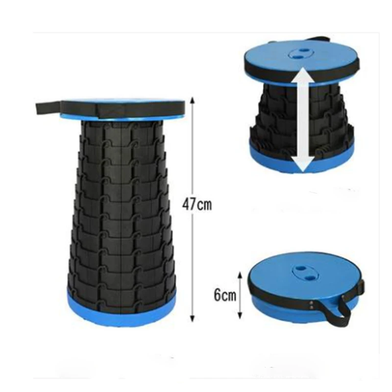 

Portable Retractable Stool Outdoor Safe Folding Chair Camping Stool Fishing Chair Shopify Dropshipping