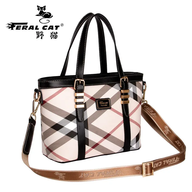 

Luxury Logo Designer China Best Original Famous Brand Women Handbags Striped Geometric Design Shoulder Messenger Tote Bags Purse