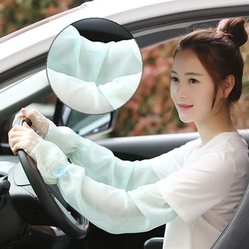 

Ladies UV Protection Sunscreen Gloves Fashion Women Sleeveless Arm Summer Fingerless Gloves Beach Party