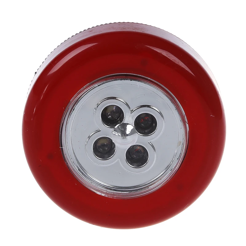 4 LEDS lamps touch adhesive sticky spot ceiling light portable wireless