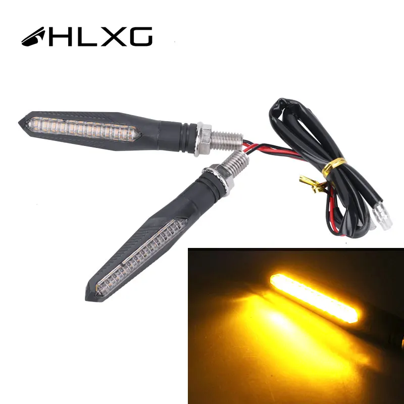 

Motorcycle Accessories Running Turn Signal Lights Flowing Flashers Directional Led for Honda Cb650f Cb500x Auto triangle 12V 2PC