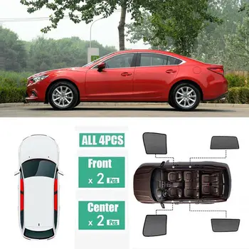 

For Mazda 6 Atenza 4Pcs Windows Sunshade UV Ray Protector Mesh Block Privacy Visor