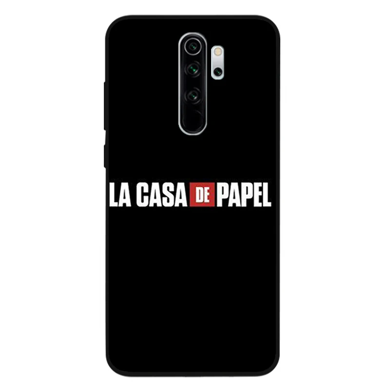 best phone cases for xiaomi La Casa De Papel Ốp Lưng Điện Thoại Xiaomi Redmi Note 9 8 7 6 5 4 Pro S Cho Redmi 4A 4X 5 Plus 5A 7A Bao xiaomi leather case