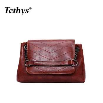 

Solid Color Chain PU Leather Shoulder Bags For Women 2019 High Quality Crossbody Messenger Bag Lady Handbags Hand Bag