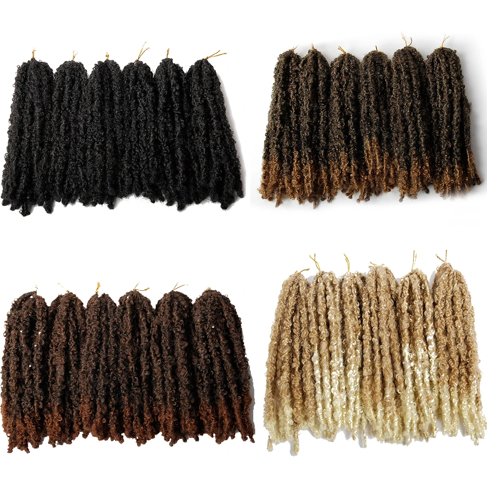 YxCheris Butterfly Locs Synthetic Crochet Hair Soft Faux Locs For Braids Natural Pre-Looped Hair Crochet Braids Hair Extensions