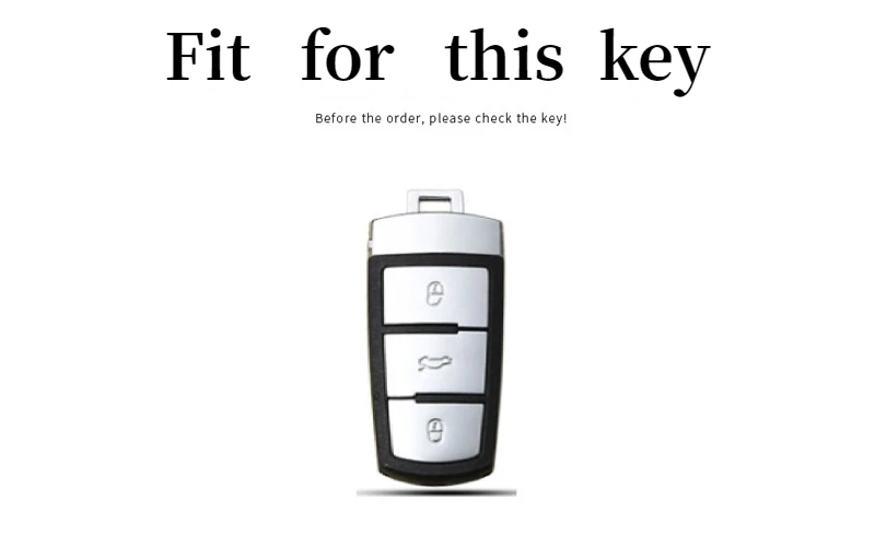 Custodia in pelle per chiave Auto per Volkswagen per VW CC Passat B6 B7 Passat 3C CC Maogotan copertura chiave automatica accessori per lo Styling - H46868f78d9724e9baca791027ea584d13