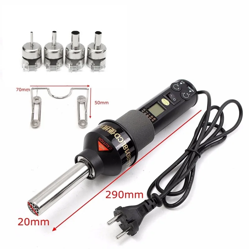 Heat gun 220V450W Industrial Hot air gun Soldering station Hot air Power tools Hot air soldering station Temperature Adjustable