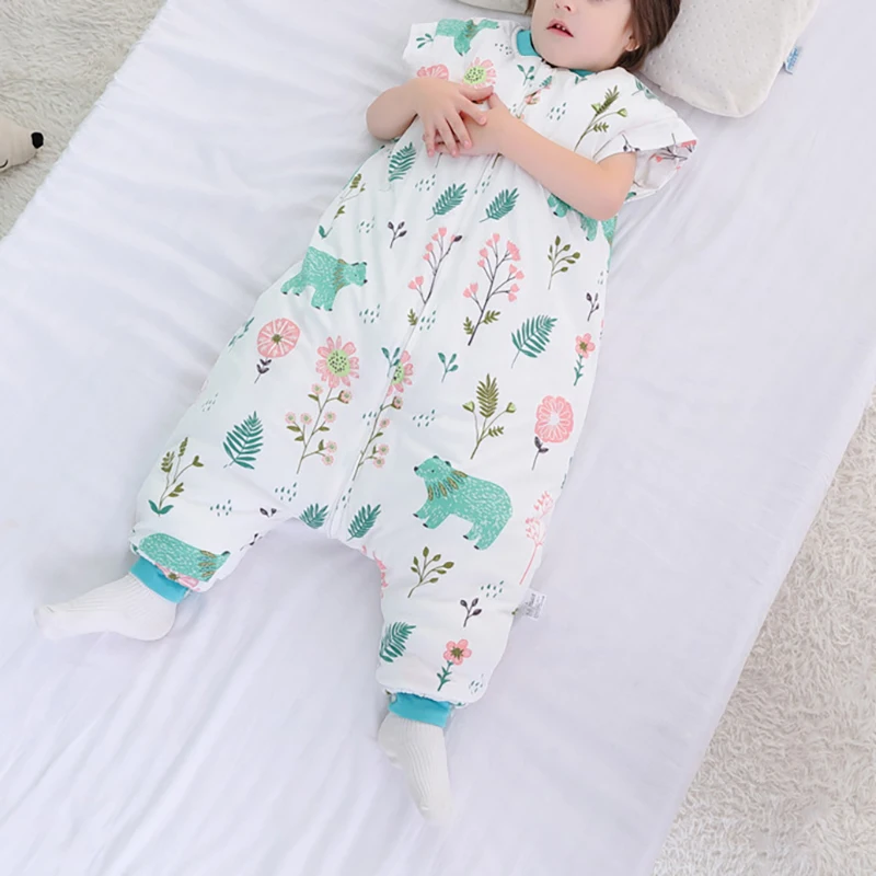 Onesies baby sleep sack Sleeping Bag Infant baby rompers  Long sleeve Newborn Autumn winter Split leg YYY003