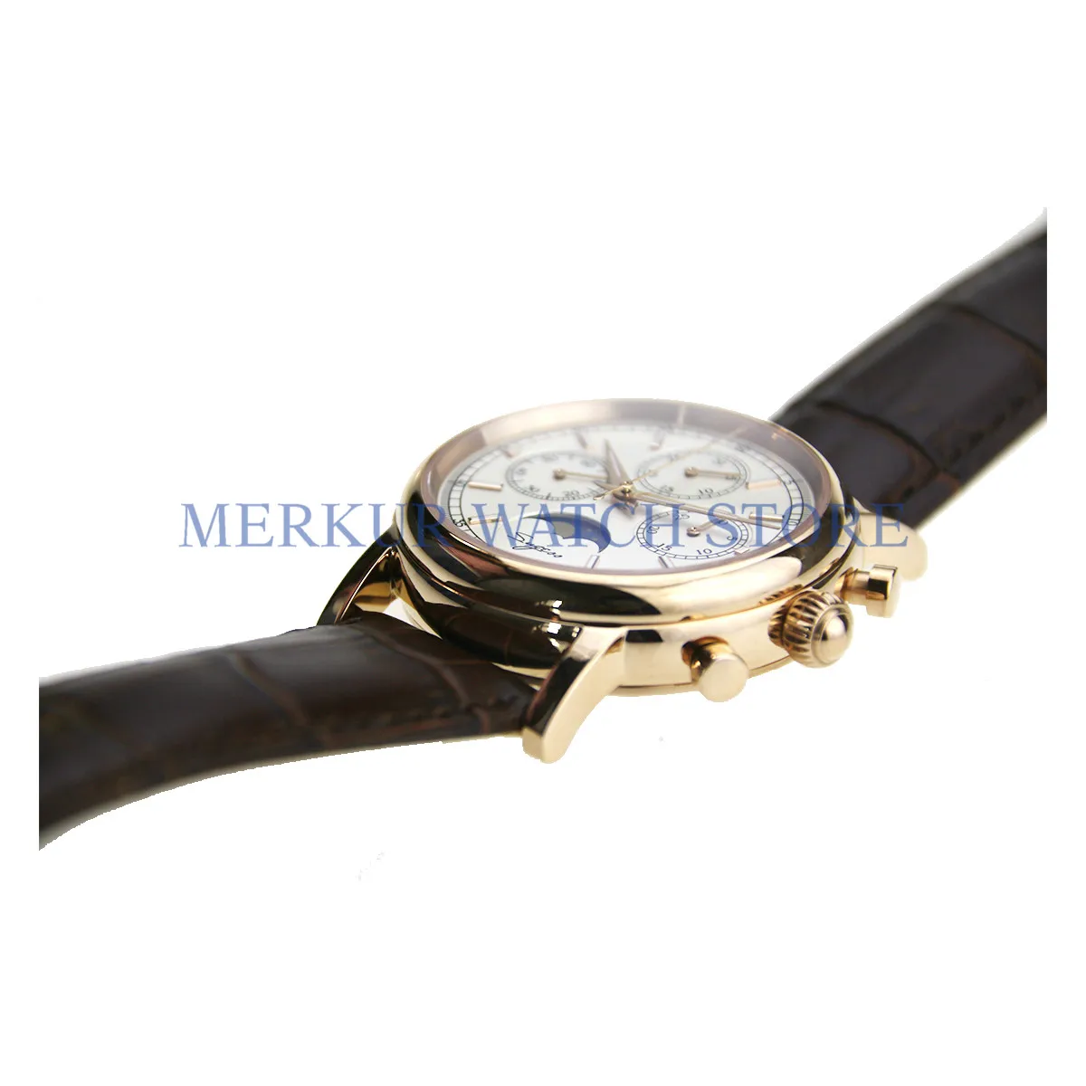 Sugess Luminour Dress Mens Luxury Seagull Movement Moonphase Calendar Mechnical Chronograph Watch