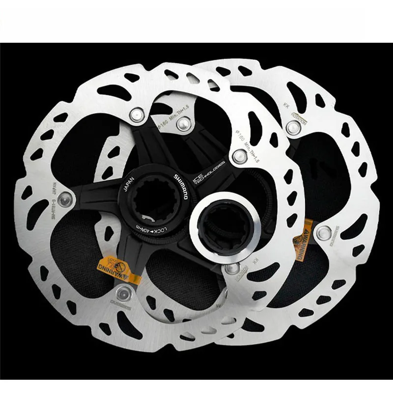 2 piece SHIMANO Deore XT SM-RT81 запчасти для велосипеда из нержавеющей стали, велосипедные дисковые тормозные роторы, центральный замок 160 мм - Цвет: 2 piece