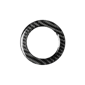 

For BMW 3 Series E46 4-door Steering Wheel trim Decal Decor Carbon Fiber