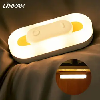 

Sensor Control LED Night Light USB Rechargeable Human Induction Wardrobe Lamp With Magnetic Switch For Children Kids Bedroom