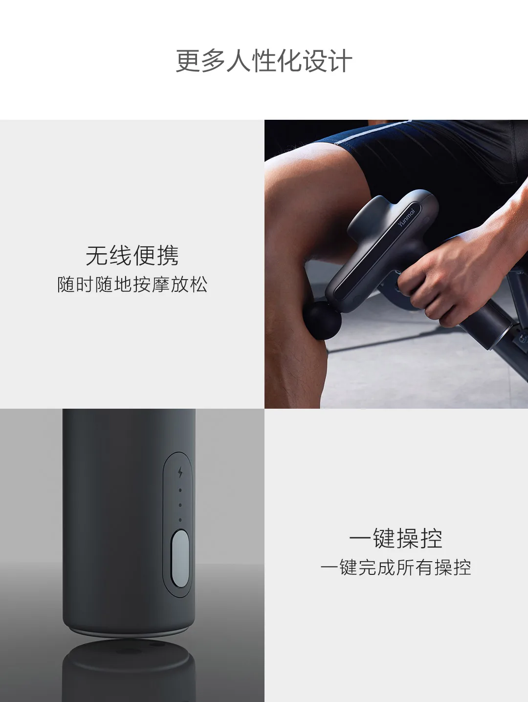 Предпродажа; Xiaomi Yunmai массаж мышц пистолет Pro Basic 60 Вт Мощный 12 мм Лимфодренажный массажер работы Run терапевтическая, для мышц для облегчения боли