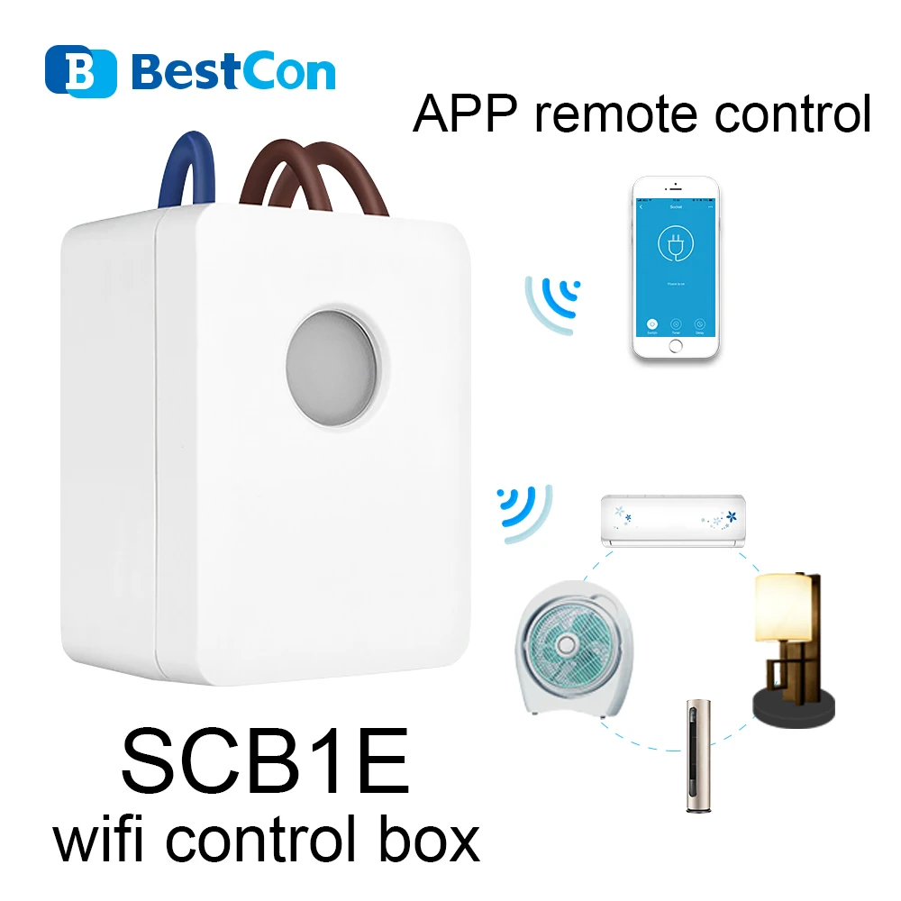 

Broadlink Newest BestCon SCB1E Wifi Controlled Wireless Remote Control with Energy Monitor Compatible Alexa Google Assistant