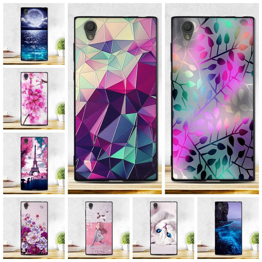 

For Sony Xperia L1 G3311 G3312 G3313 Case Soft Silicone Back Cover For Soni Experia L1 XZ1 Cover For Sony Xperia L1 Phone Cases