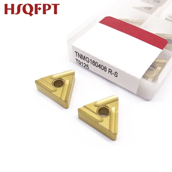 

10PCS TNMG160404 TM T9125 / TNMG160408 R S External Turning Tool Carbide insert CNC blade carbide insert Machining center