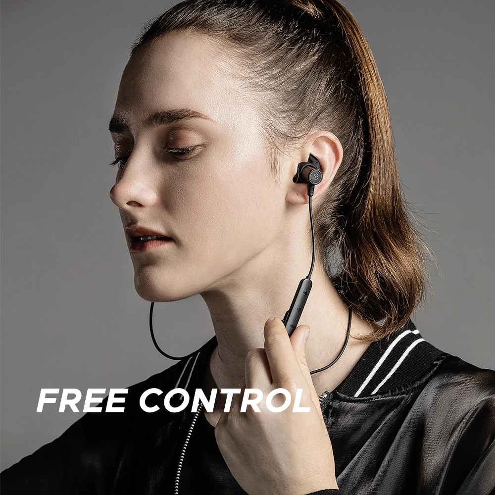 SoundPEATS Magnetic Bass Wireless Bluetooth In-Ear Earbuds Sport IPX6 Waterproof Earphones with Mic for iPhone Q30 HD