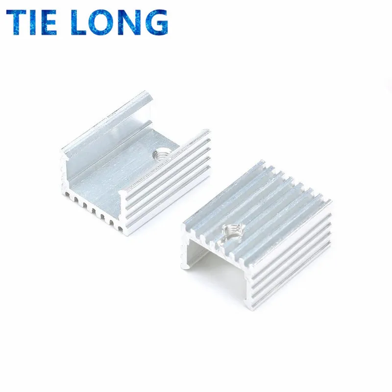 10pcs Aluminium TO-220 Heatsink TO 220 Heat Sink Transistor Radiator TO220 Cooler Cooling 20*15*10MM