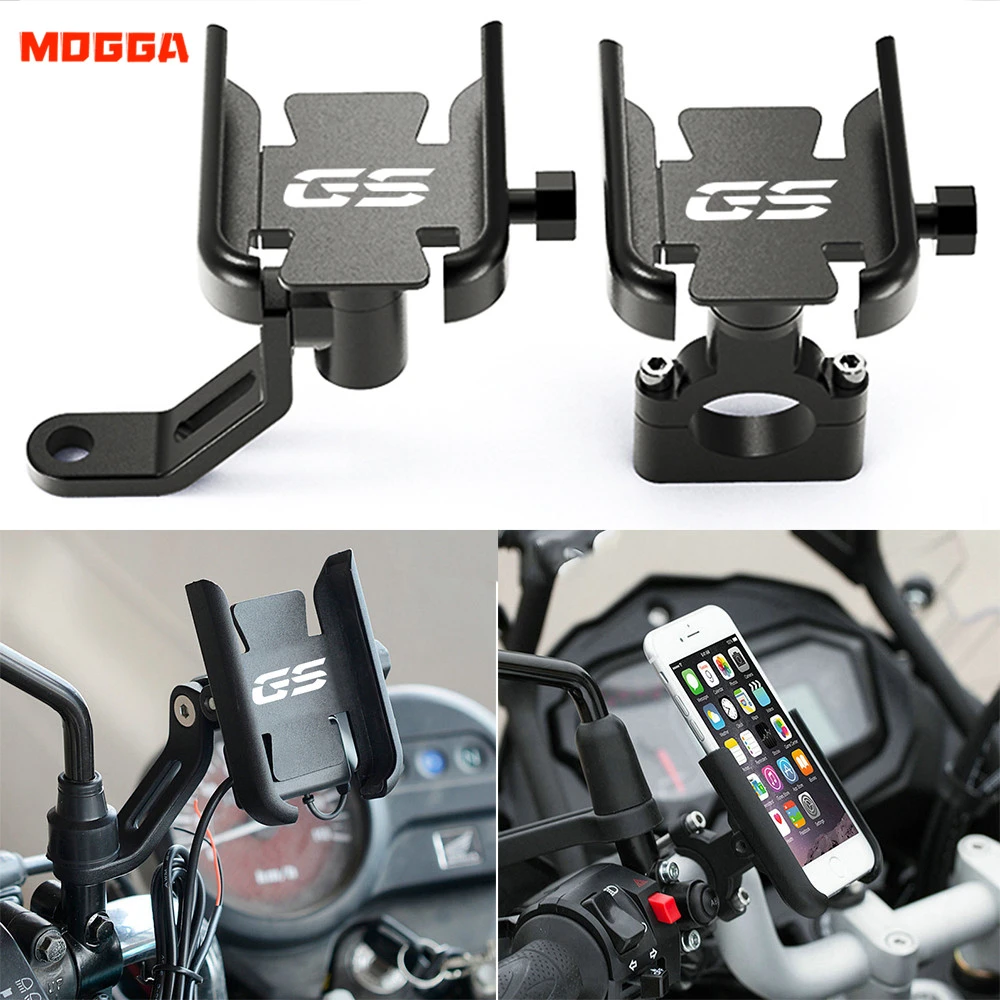 Soporte de teléfono móvil para motocicleta, GPS para BMW R1200GS, R1250GSA, F750GS, F800GS, F850GS, G310GS, F900R/XR, R1200, F750, F800, G310 GS|Cubiertas y molduras ornamentales| - AliExpress