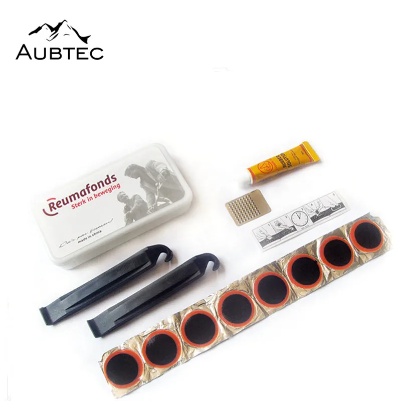 

Bike Bicycle Repair Tools Cycling Mender Tire Repair Rubber Patch Glue Lever Set Tire Fix Kit Mountain Bike Accessories ciclismo