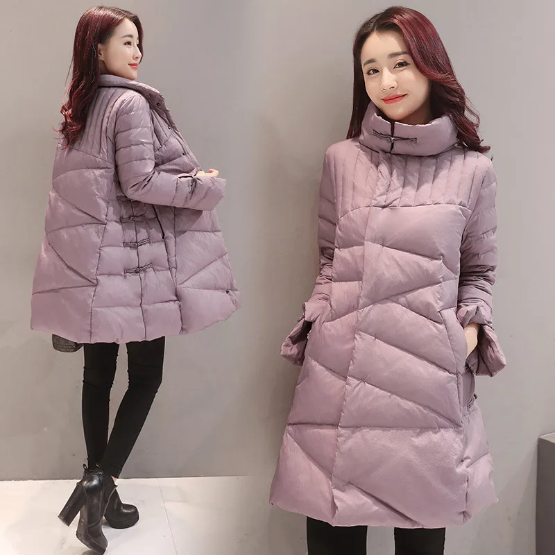 

Cotton-padded Clothes Women's Winter New Style Korean-style Slimming down Feather Cotton Jacket-Style Cotton-padded Jacket Retro