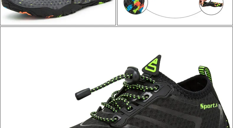 Sapatos de Água de Verão para Homem de Secagem Sapatos de Mergulho Sapatos de Natação Zapatos de Hombre Rápida Aqua Praia Leve Grande Tamanho 47 48 13 High Quality Esporte e Lazer