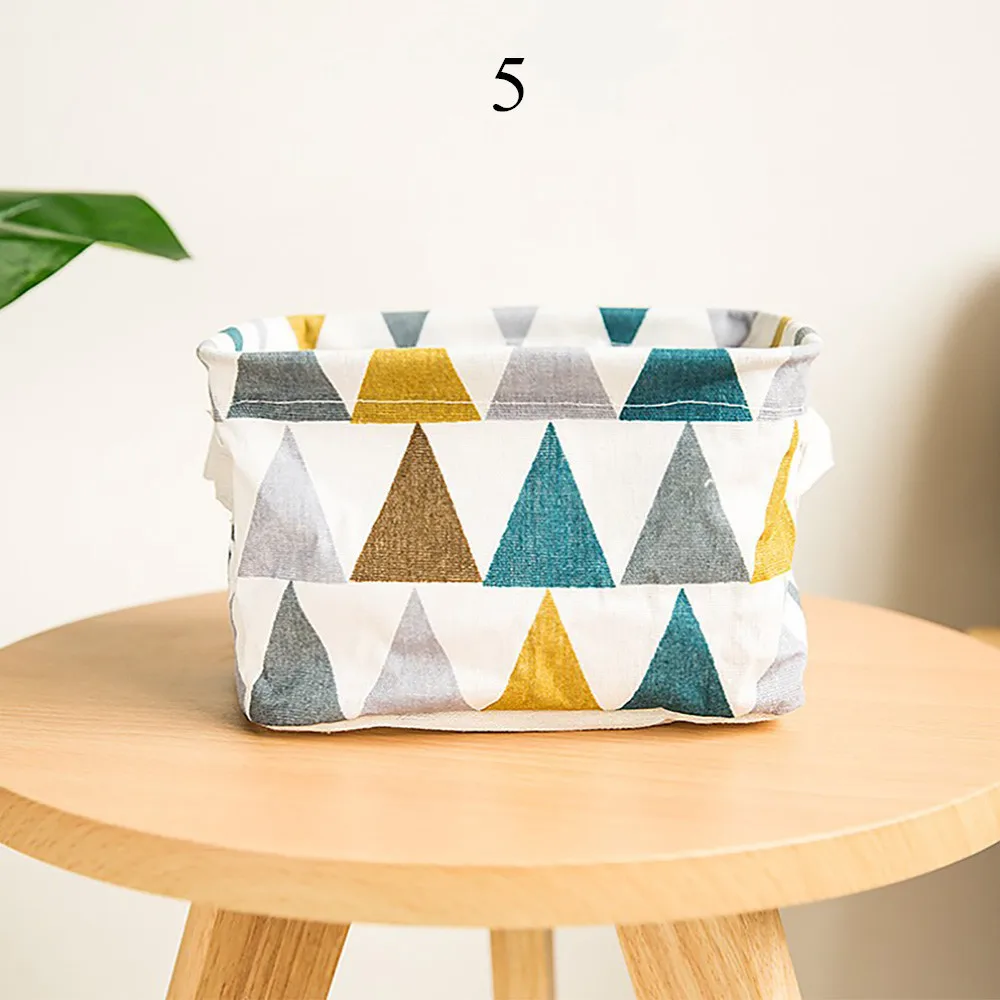 

1PC Foldable 3 Colors Storage Bin Closet Toy Box Container Organizer Fabric Basket Useful Space Saver Storage Box L*5
