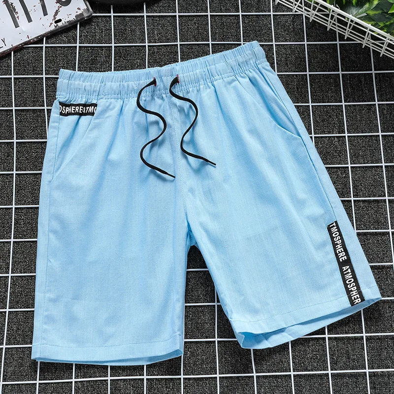 Leisure Five-point Pants men's cotton linen casual shorts beach casual sports shorts Loose Comfortable Summer Japanese Leisure Five-point Pants men's cotton linen casual shorts beach casual sports shorts Loose Comfortable Summer Japanese