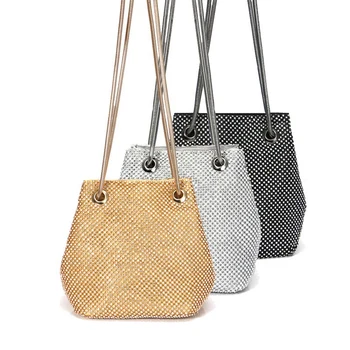 

Clutch Rhinestone Bling Evening Bag Luxury Women Bags Shoulder Handbags Diamond Totes Lady Wedding Party Pouch Small Bag bolsa