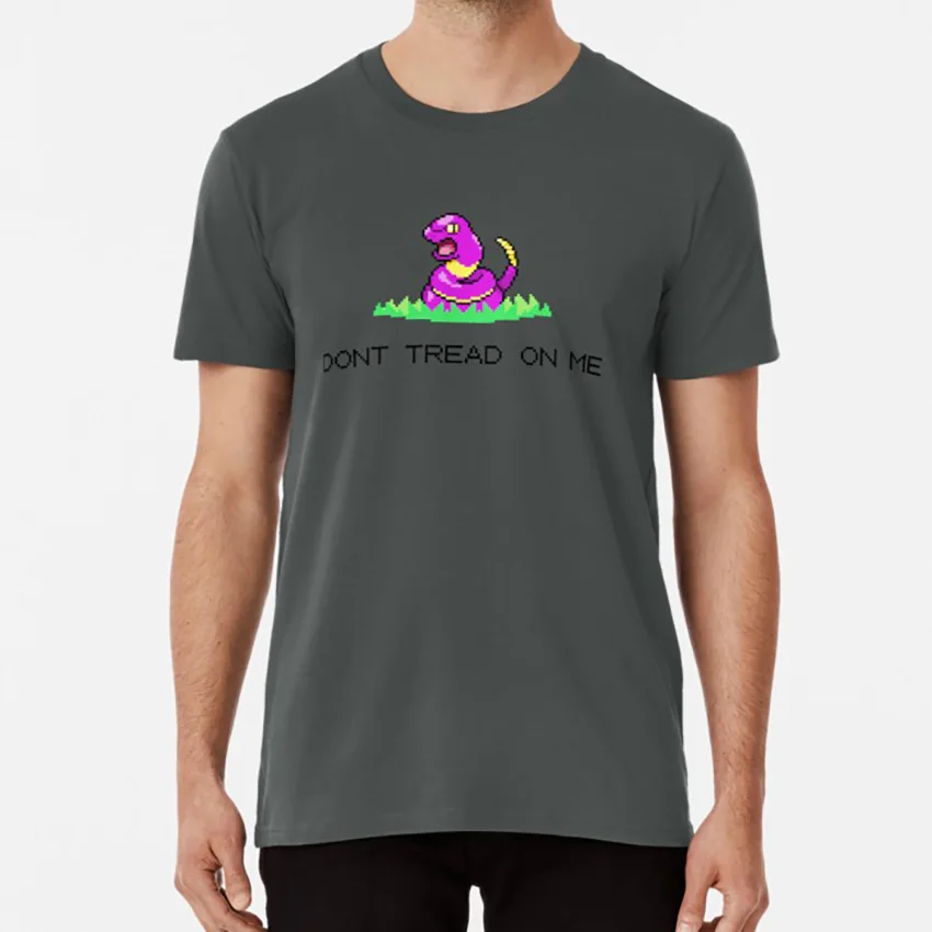 Футболка с надписью Dont Take On Ekans arбок Me Gadsden Американская Америка | Мужская одежда