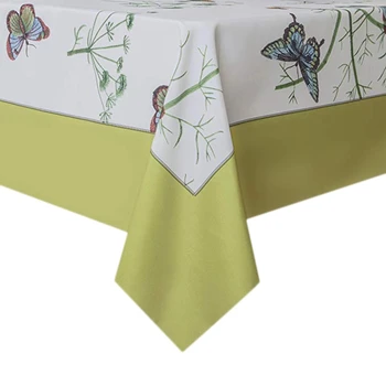 

Decorative Butterfly Print Water Resistant Tablecloth Wrinkle Free And Stain Resistant Fabric Tablecloths For Rectangle Table 50
