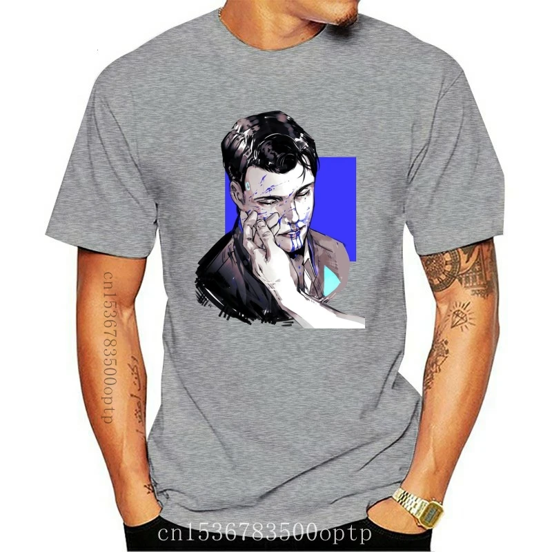 Nuovo Gioco Caldo Detroit Diventa Umano Divertente Cool T-Shirt Stampata T-Shirt Da Uomo T-Shirt Con Stampa Di Moda Manica Corta Detroitdiventa Human 