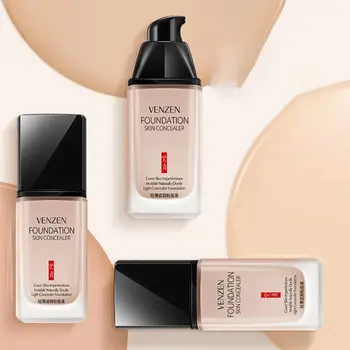 

30ML Full Cover Liquid Concealer Eye Dark Circles Cream Makeup Face Corrector Waterproof Make Up Base Cosmetic Tools Kit