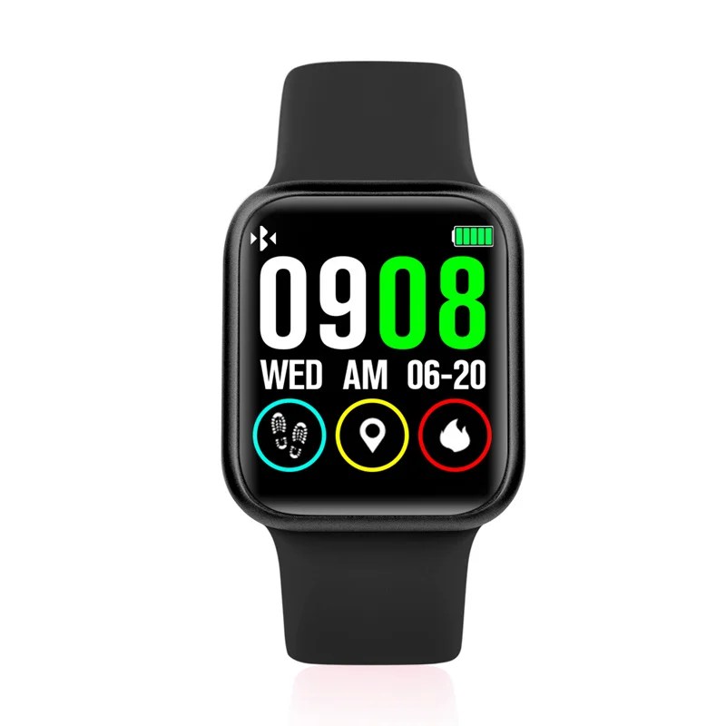 Полный сенсорный экран Смарт-часы женские мульти-спортивный режим Smartwatch IP68 Водонепроницаемый фитнес-трекер носимое устройство для Apple - Цвет: A