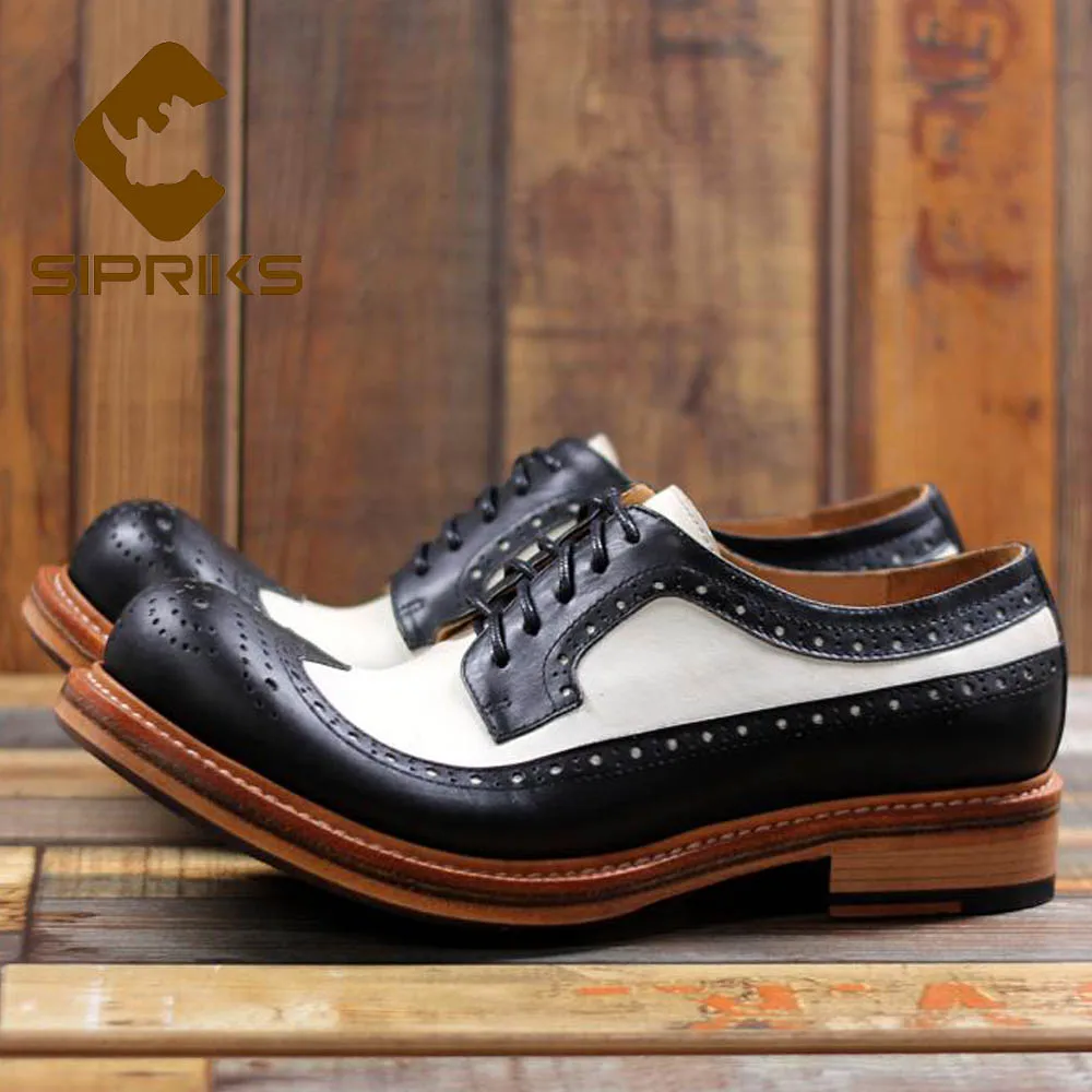 Sipriks-Mens-Calfskin-Shoes-Custom-Goodyear-Welted-Dress-Shoes-White ...