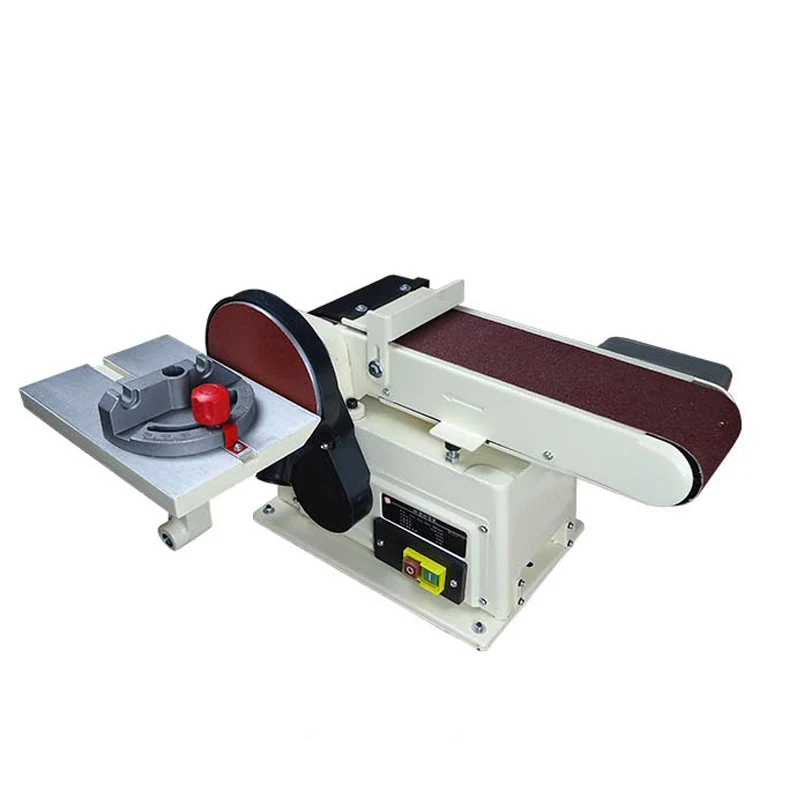 

1PC Desktop Polishing Belt Machine Home Multi-function Vertical Sanding Abrasive Belt Polishing Machine Metal Belt Machine 220V