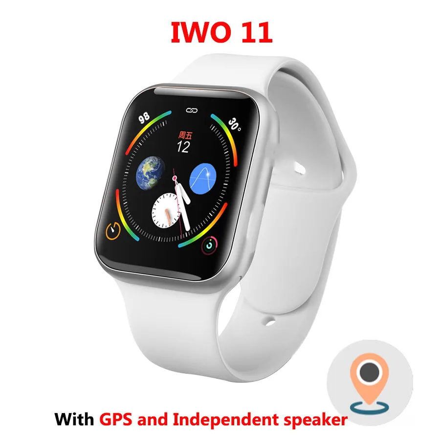 Часы SmartWatch IWO 11, gps, Bluetooth, умные часы, 1:1, умные часы, 44 мм, пульсометр, кровяное давление IWO 8, 10, обновление для Apple, iOS, Android