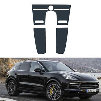 

TPU Car Anti-Scratch Center Control Panel Protective Film For-Porsche Cayenne 2018-2020