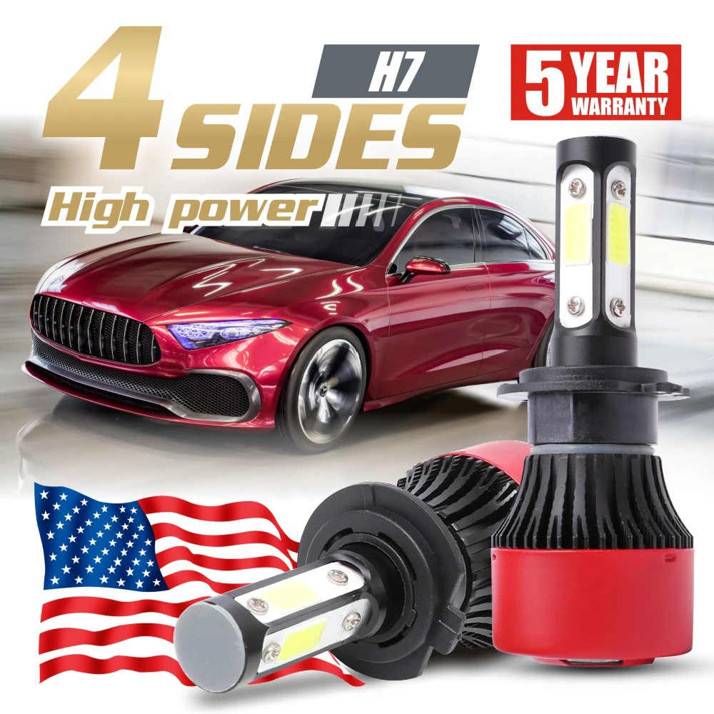 

Car Led Headlight Universal H7 H11 H13 Led Bulbs 5202 9004 9005 9006 9007 9012 H4 Lamp 360 Degree 12V 36W 6500K Car Lights 2PCS